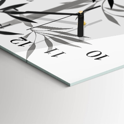 Horloge murale verticale Bambou