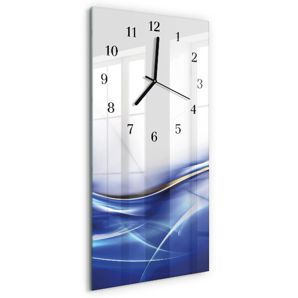 Horloge murale verticale Lignes abstraites