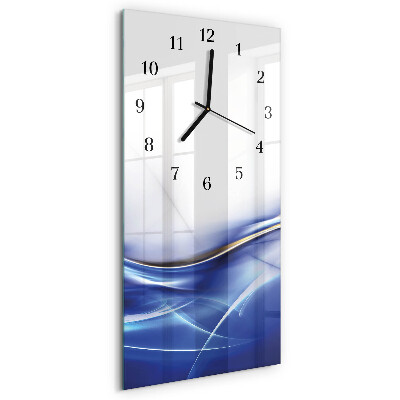 Horloge murale verticale Lignes abstraites