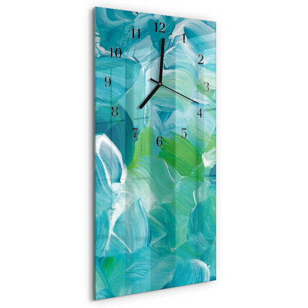 Horloge murale verticale Vague