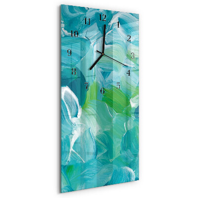 Horloge murale verticale Vague