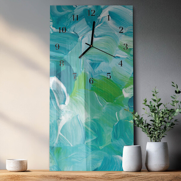 Horloge murale verticale Vague