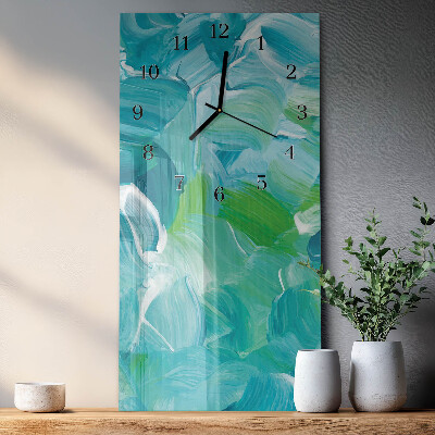 Horloge murale verticale Vague