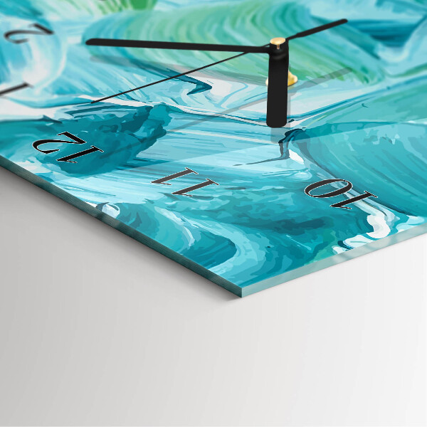 Horloge murale verticale Vague