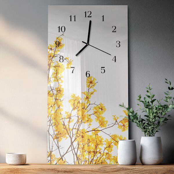 Horloge murale verticale Arbre