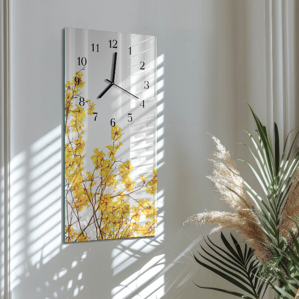 Horloge murale verticale Arbre