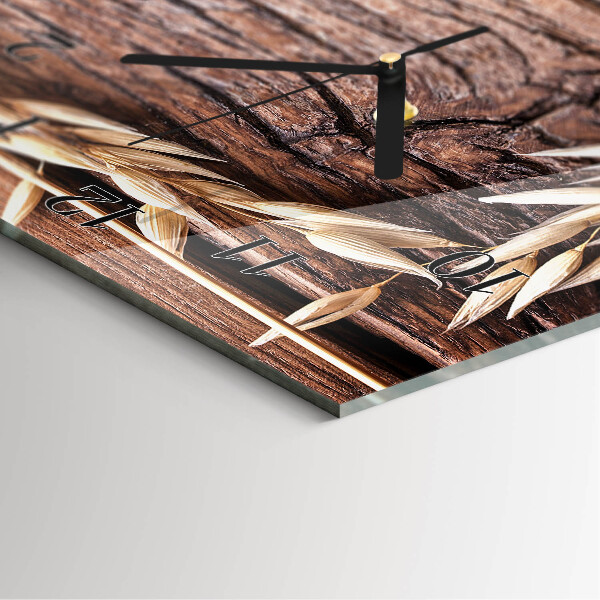 Horloge murale verticale Table à grains