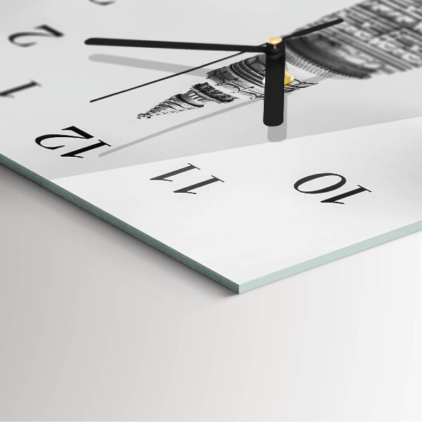 Horloge murale verticale Perspectives