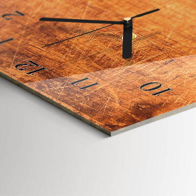 Horloge murale verticale Planches de bois