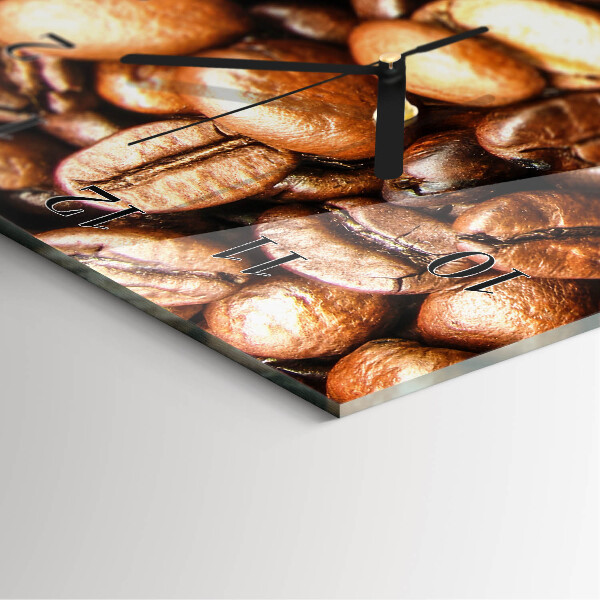 Horloge murale verticale Café en grains