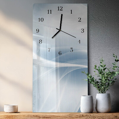 Horloge murale verticale Lignes abstraites