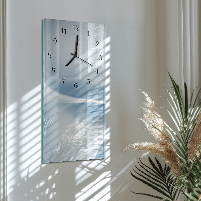 Horloge murale verticale Lignes abstraites