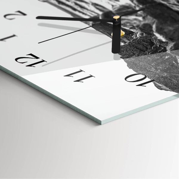 Horloge murale verticale Pierres