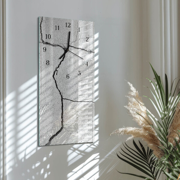 Horloge murale verticale Rupture