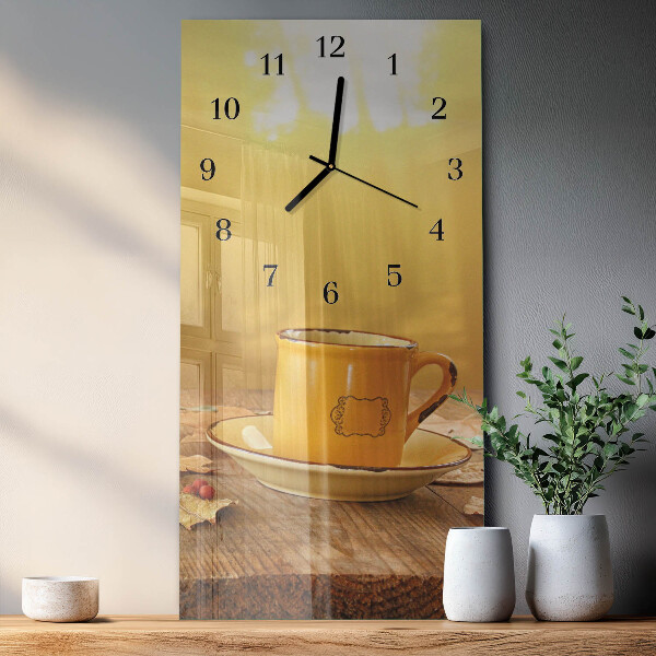 Horloge murale verticale Tasse