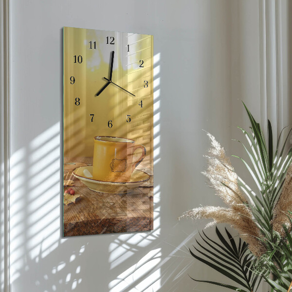 Horloge murale verticale Tasse