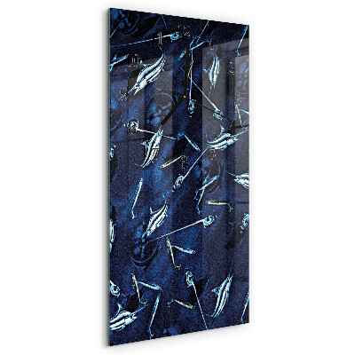 Horloge murale verticale Poisson