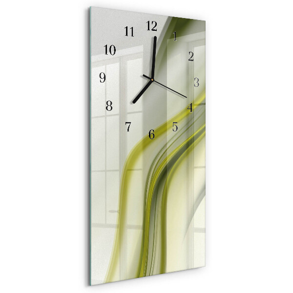 Horloge murale verticale Lignes abstraites