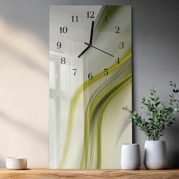 Horloge murale verticale Lignes abstraites