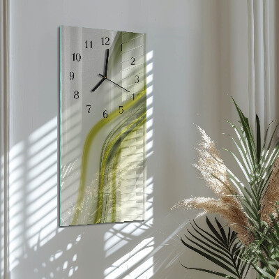 Horloge murale verticale Lignes abstraites