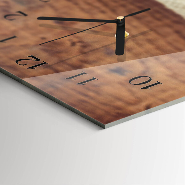 Horloge murale verticale Feuille