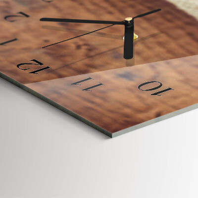 Horloge murale verticale Feuille