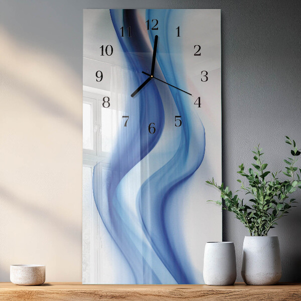 Horloge murale verticale Fumée abstraite