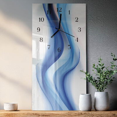 Horloge murale verticale Fumée abstraite