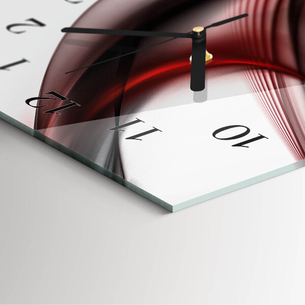 Horloge murale verticale Lignes abstraites