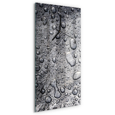 Horloge murale verticale Gouttes