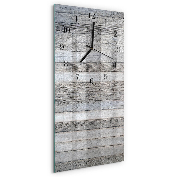 Horloge murale verticale Bois