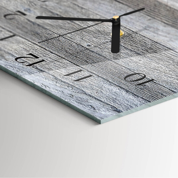 Horloge murale verticale Bois