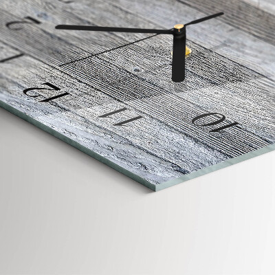 Horloge murale verticale Bois