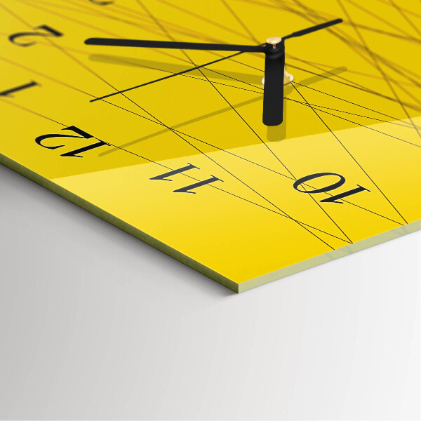 Horloge murale verticale Rayures