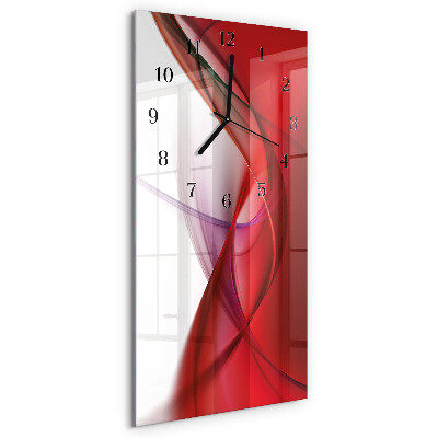 Horloge murale verticale Abstraction