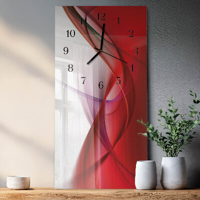 Horloge murale verticale Abstraction
