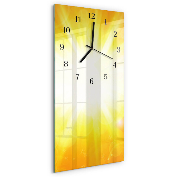 Horloge murale verticale Soleil