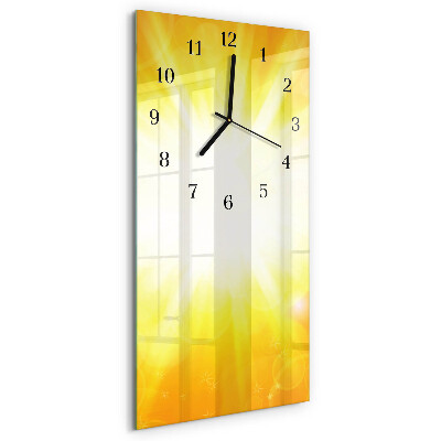 Horloge murale verticale Soleil
