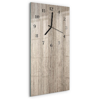 Horloge murale verticale Bois
