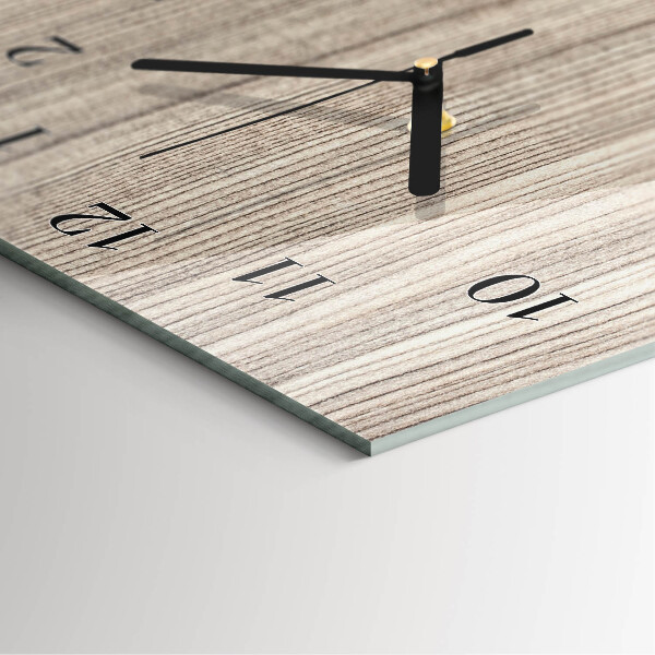 Horloge murale verticale Bois