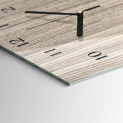 Horloge murale verticale Bois