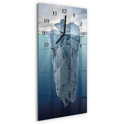 Horloge murale verticale Glacier