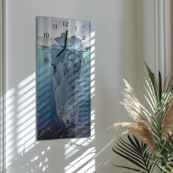 Horloge murale verticale Glacier