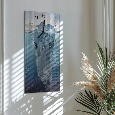 Horloge murale verticale Glacier