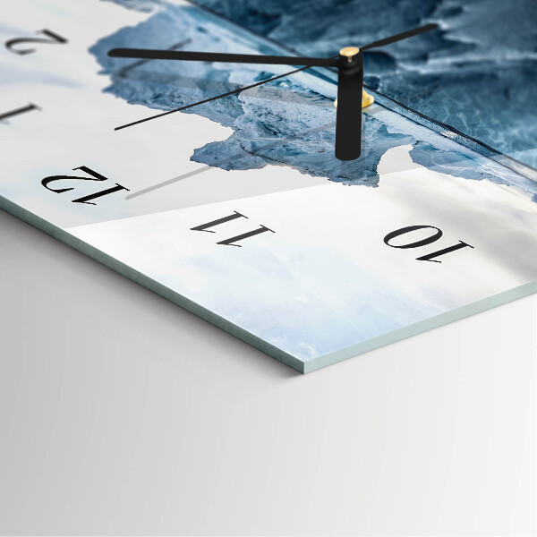Horloge murale verticale Glacier