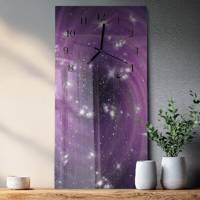 Horloge murale verticale Abstraction