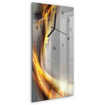 Horloge murale verticale Abstraction