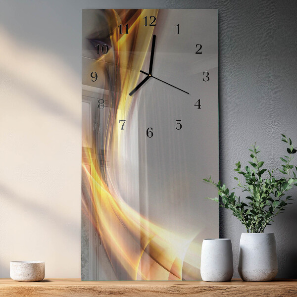 Horloge murale verticale Abstraction
