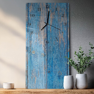 Horloge murale verticale Bois