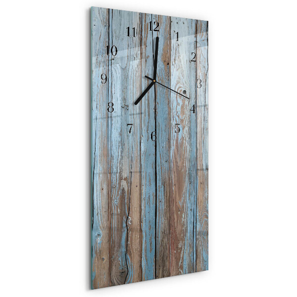 Horloge murale verticale Bois